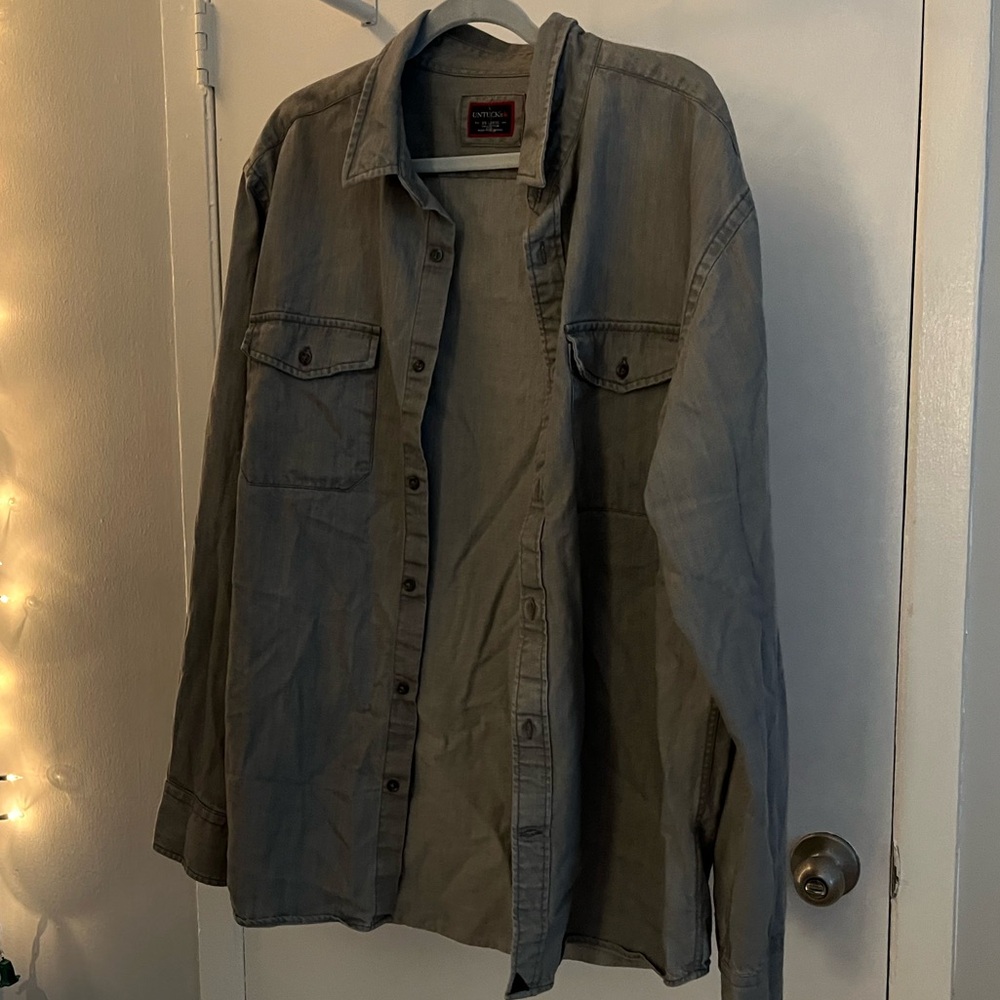 Gray Wash Button Up - image 2